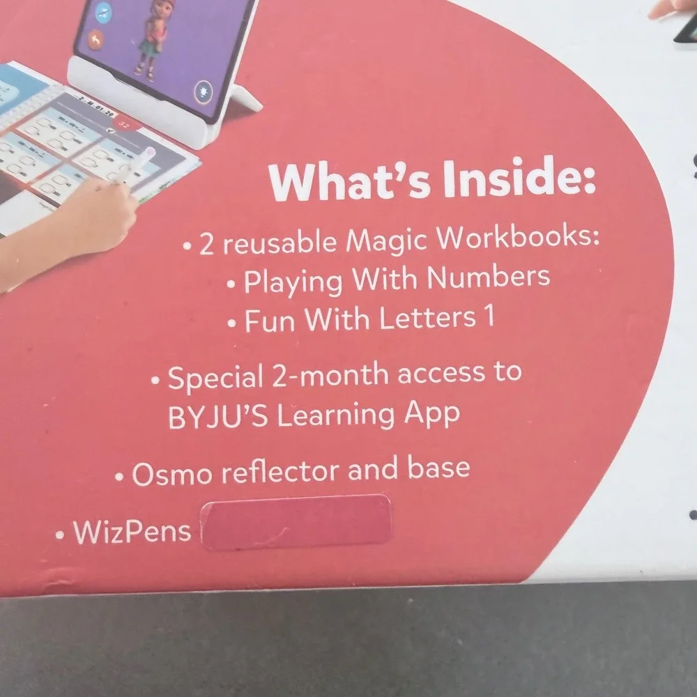 Disney BYJU'S Learning Kit Grade 2 Osmo Magic Workbooks Math Reading iPad Base